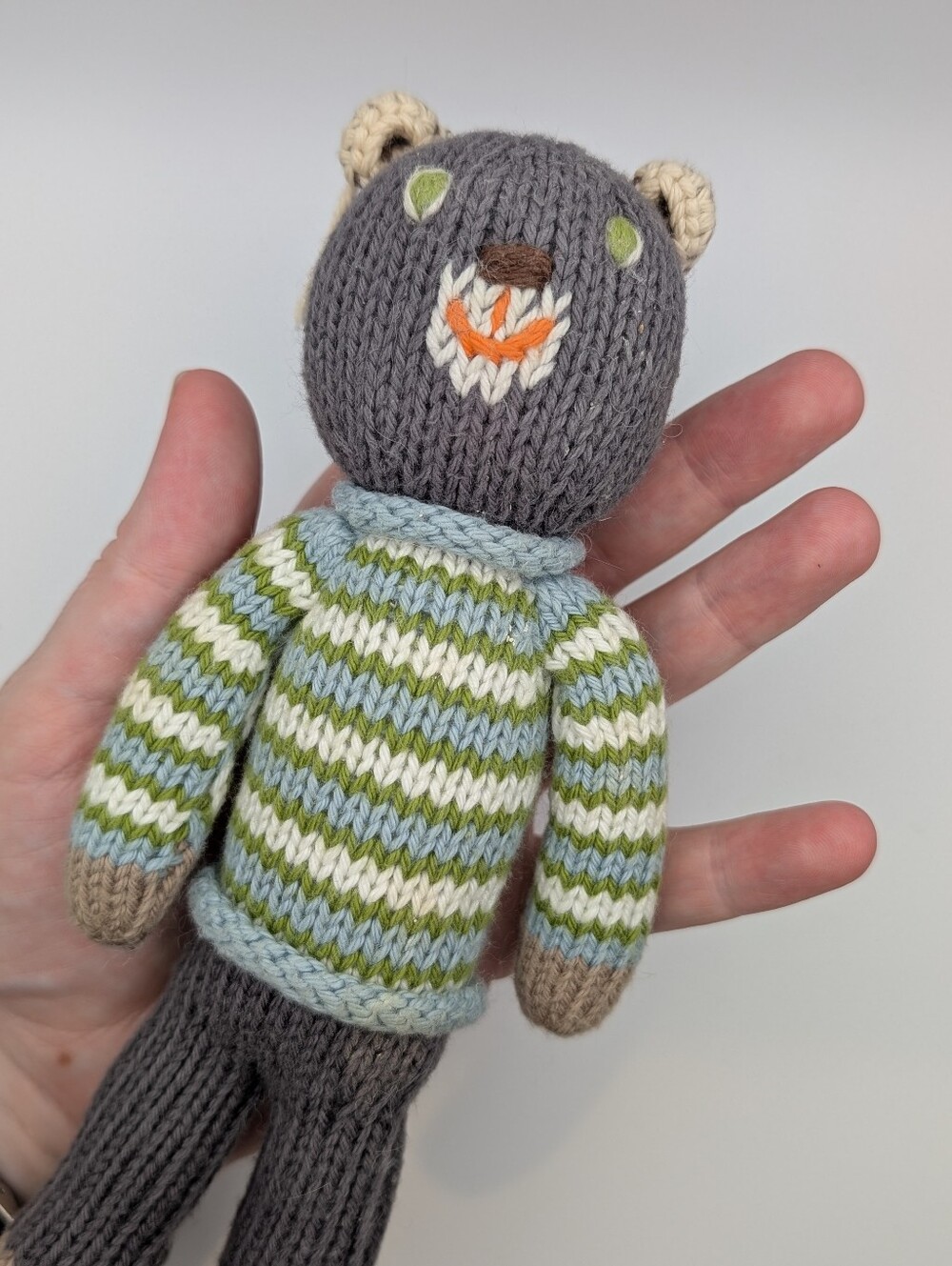 Blabla Kids School Book Boy Bear rattle